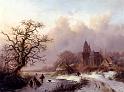 Kruseman_Fredrik_Marinus_A_Frozen_Winter_Landscape
