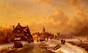 Leickert_Charles_Henri_Joseph_Winter_And_Summer_Canal_Scenes-Scene_1